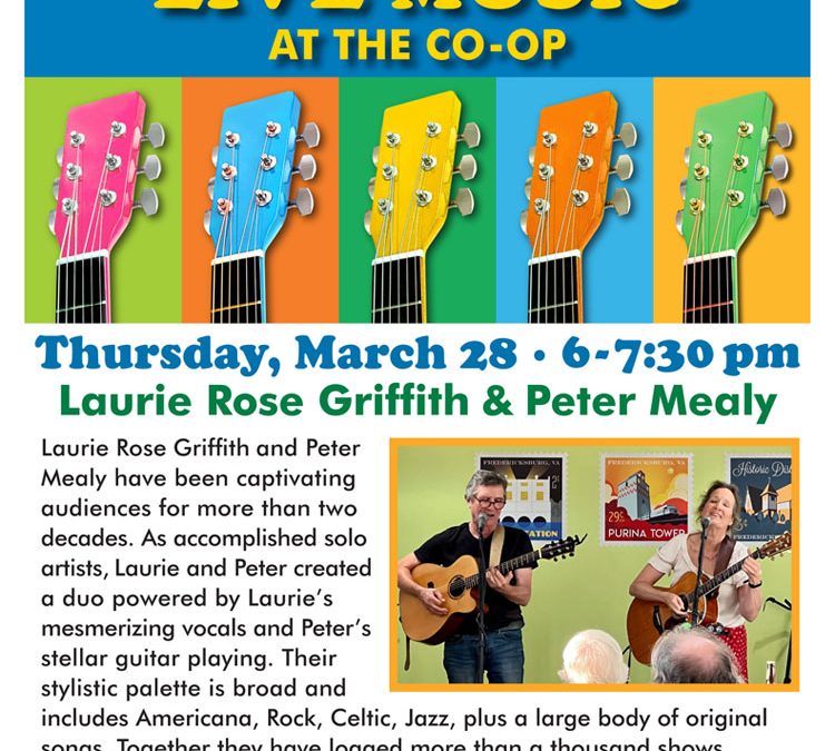 Live Music at the Co-op: Laurie Rose Griffith & Peter Mealy
