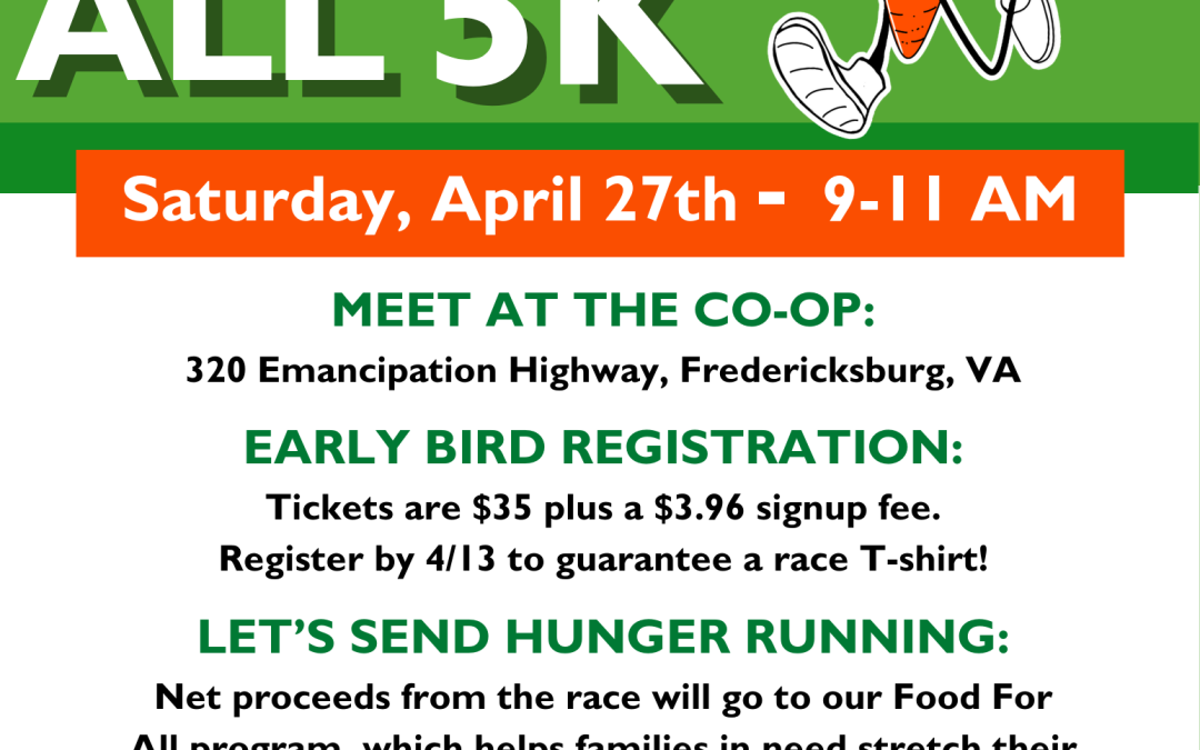 6th Annual Food For All 5K