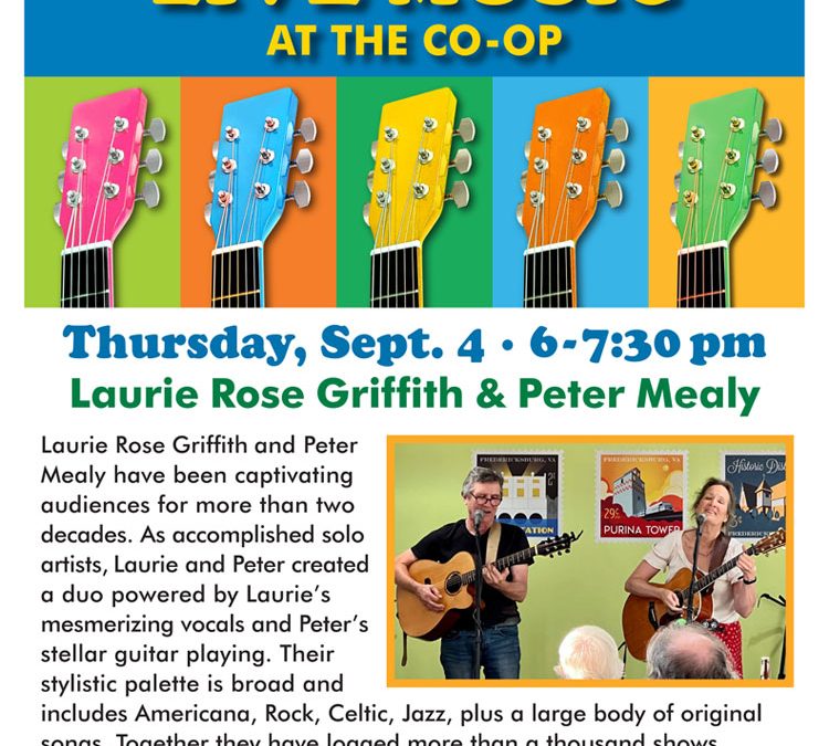 Live Music at the Co-op: Laurie Rose Griffith & Peter Mealy