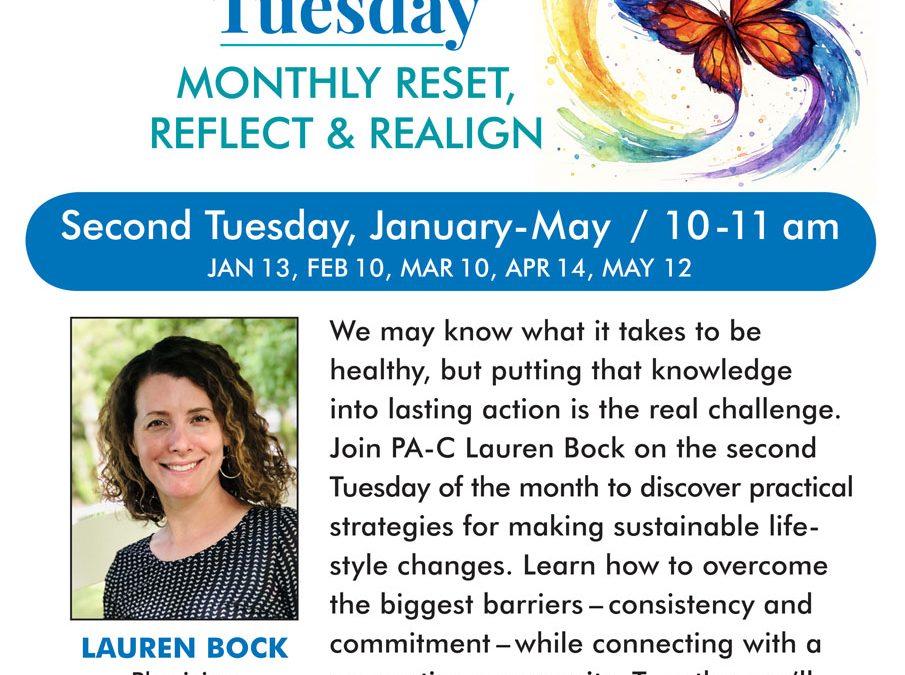 Transformational Tuesday: Monthly Reset, Reflect, and Realign