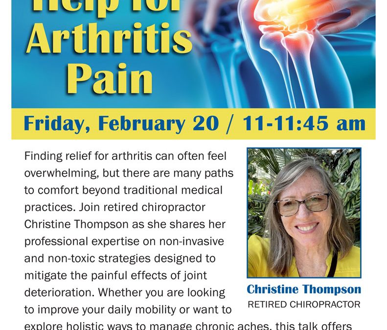 Help for Arthritis Pain