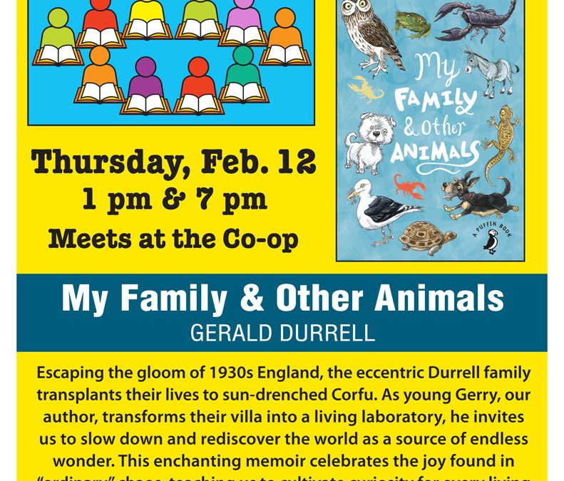 Book Group | My Family & Other Animals