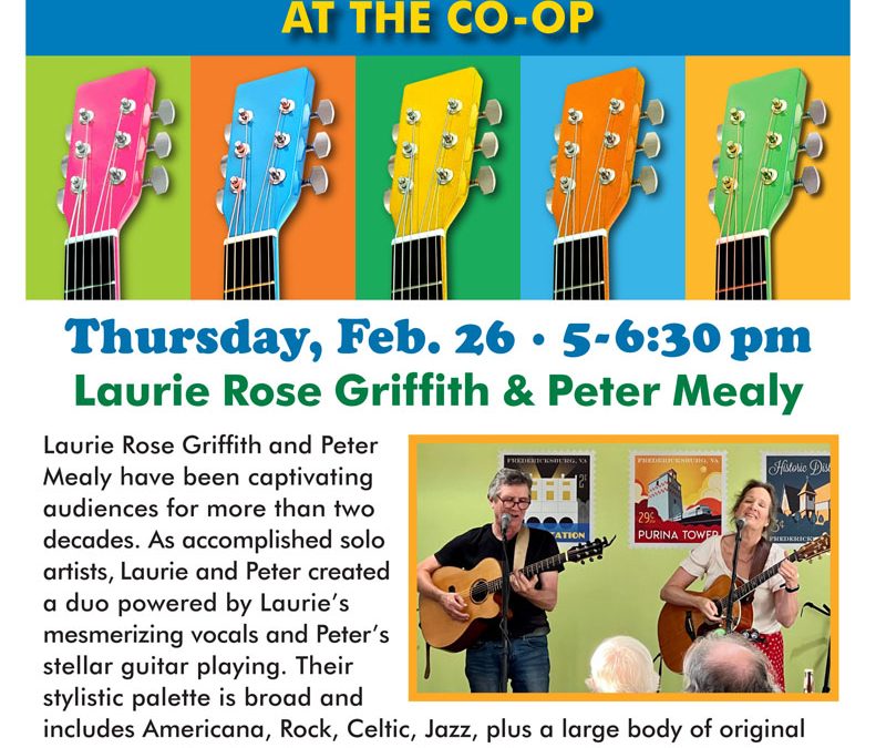 Live Music at the Co-op: Laurie Rose Griffith & Peter Mealy
