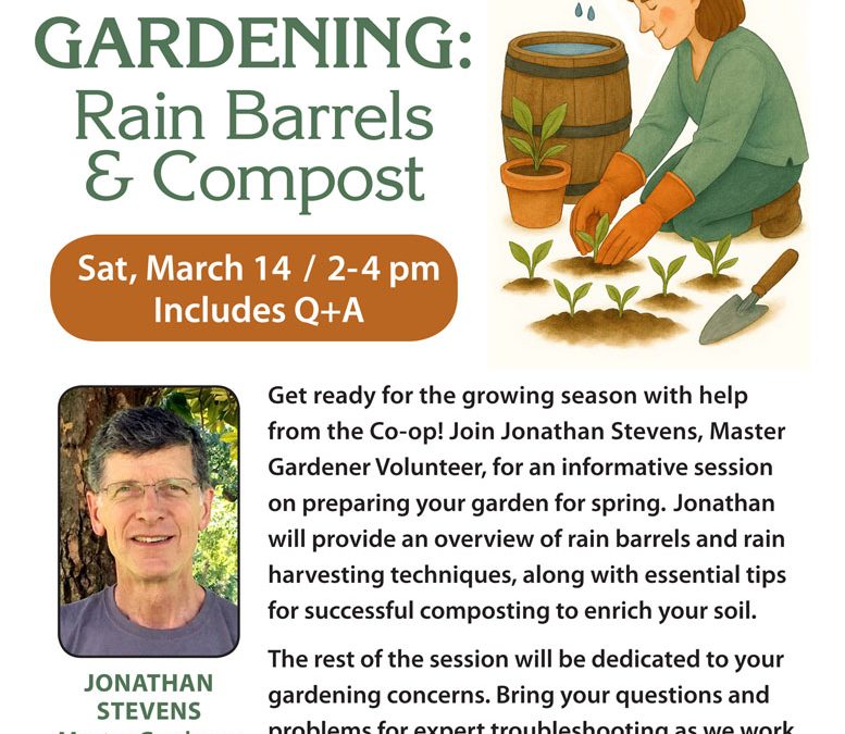 Spring Gardening: Rain Barrels & Compost